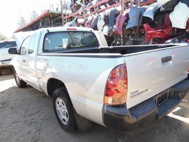 2012 Toyota Tacoma Silver Extended Cab 2.7L AT 2WD #Z22860
